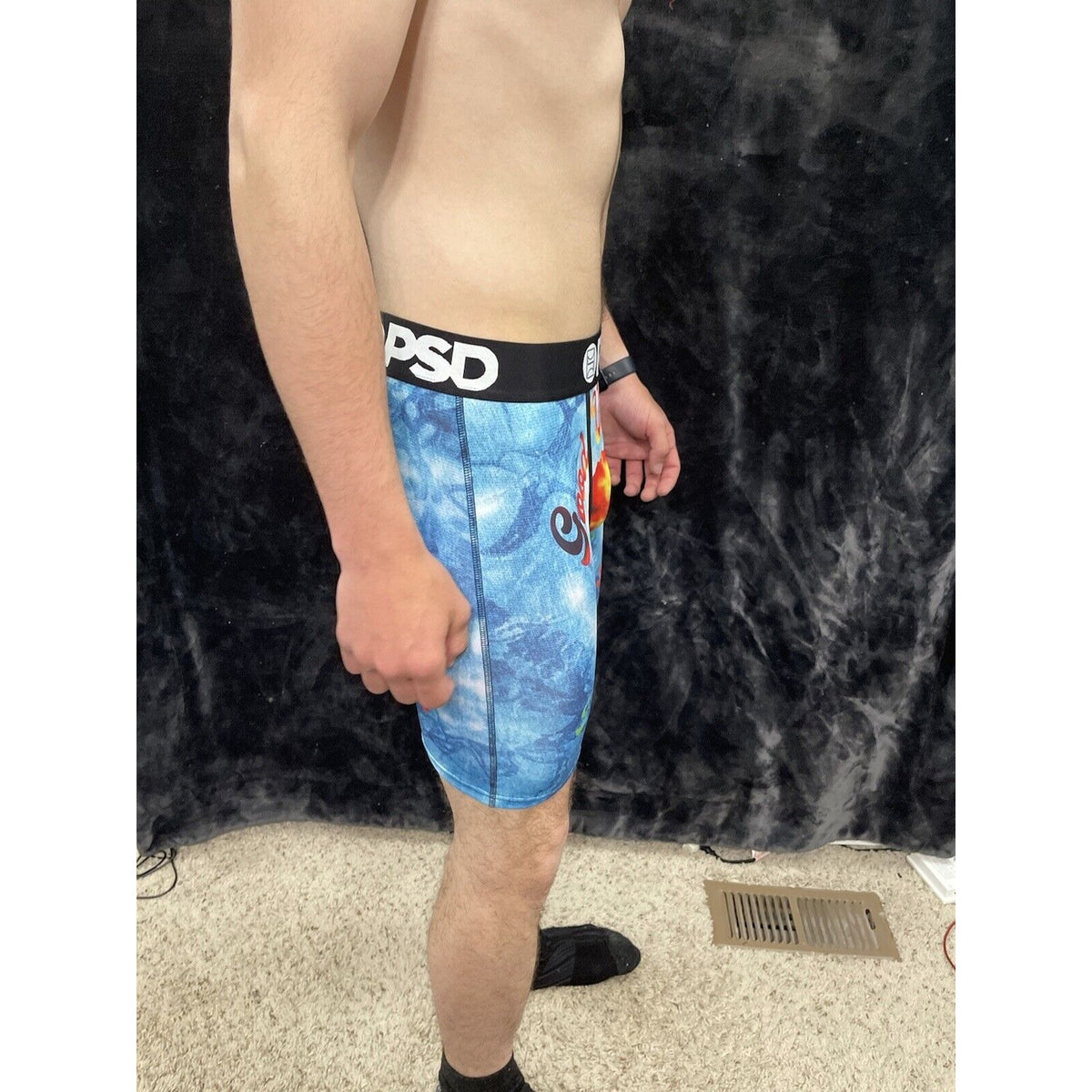 Men’s PSD Large Good Vibes Only Boxer Briefs Multicolor Bob Ross