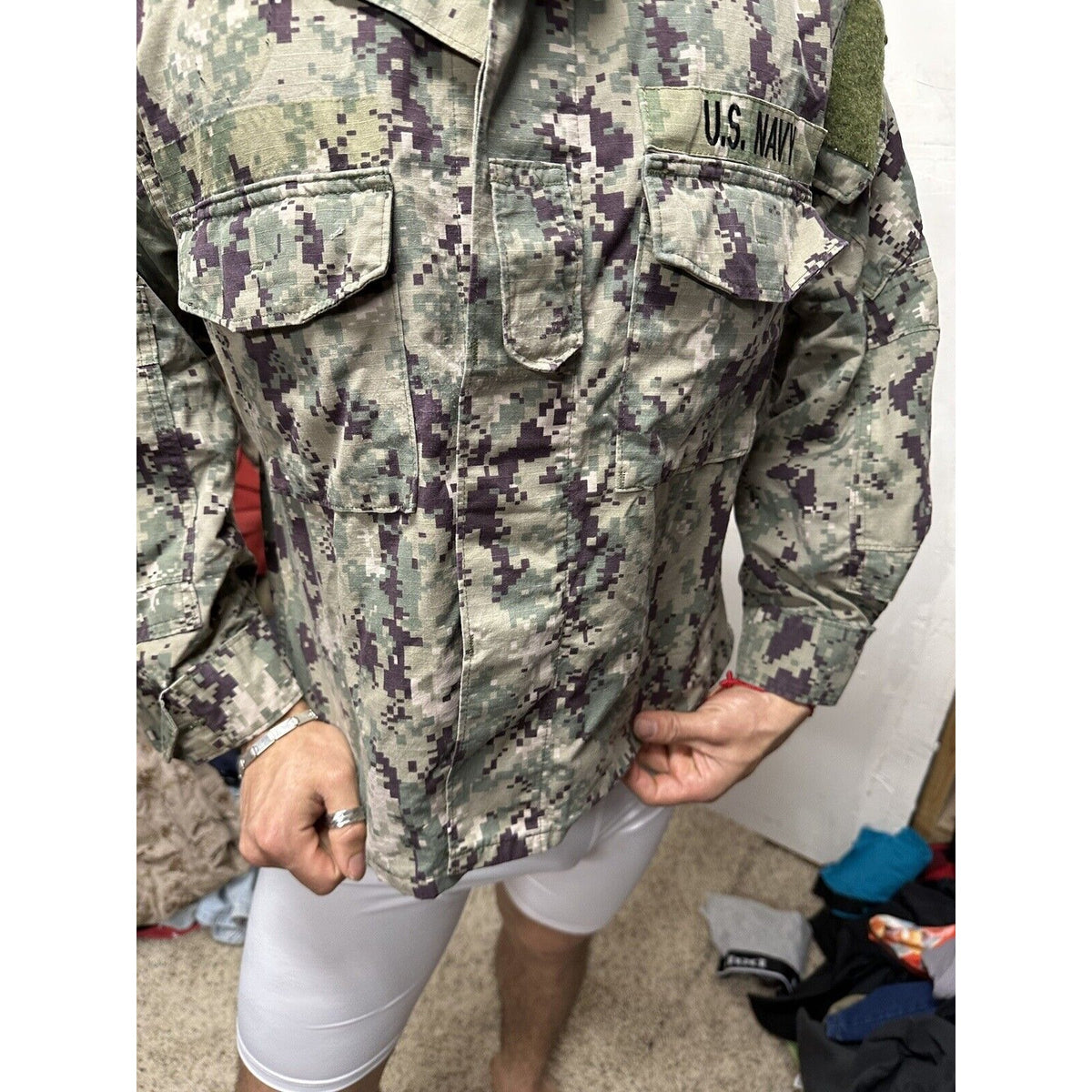 Men’s US Navy Medium XX-Short Too Blouse Uniform