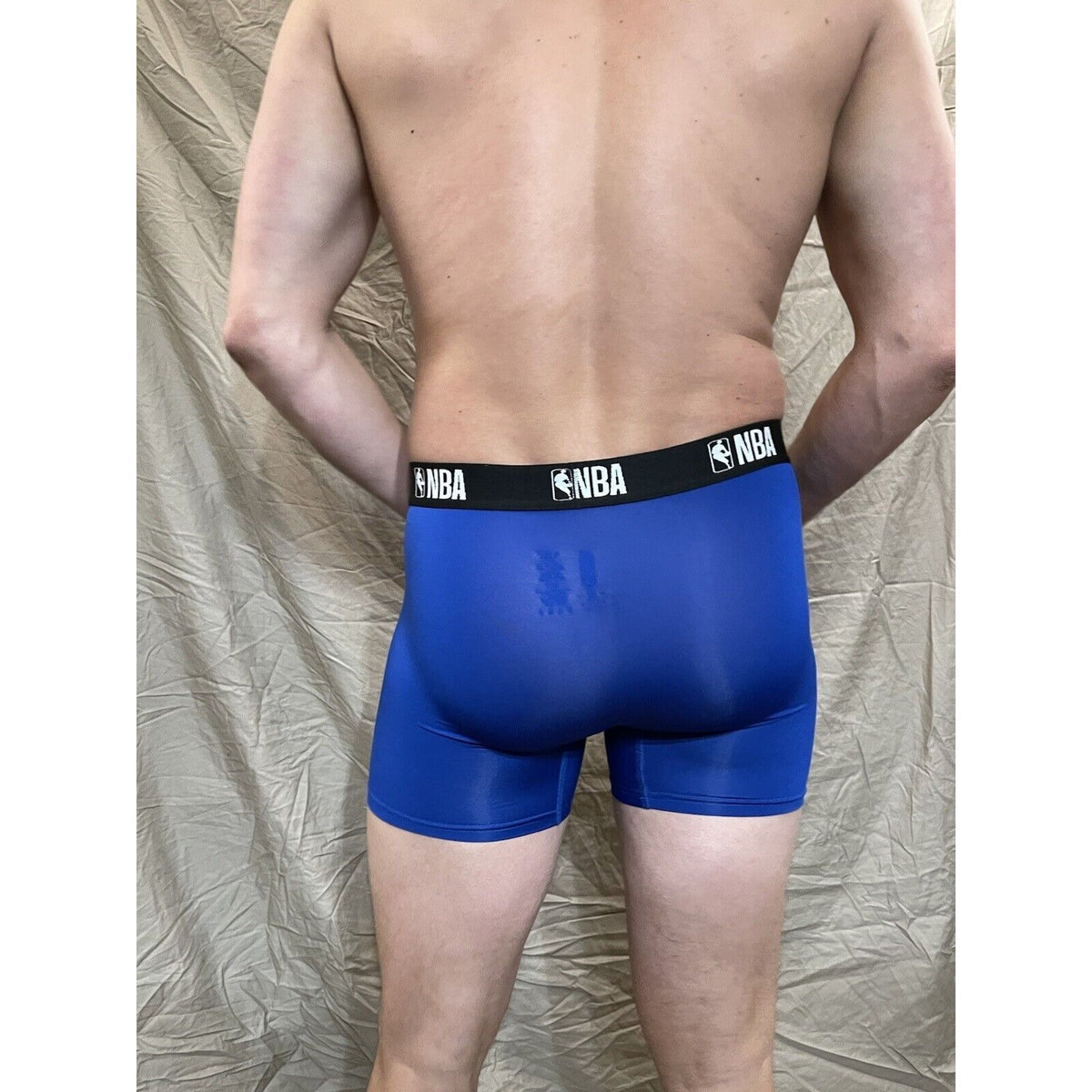 men's royal blue NBA compression shorts small