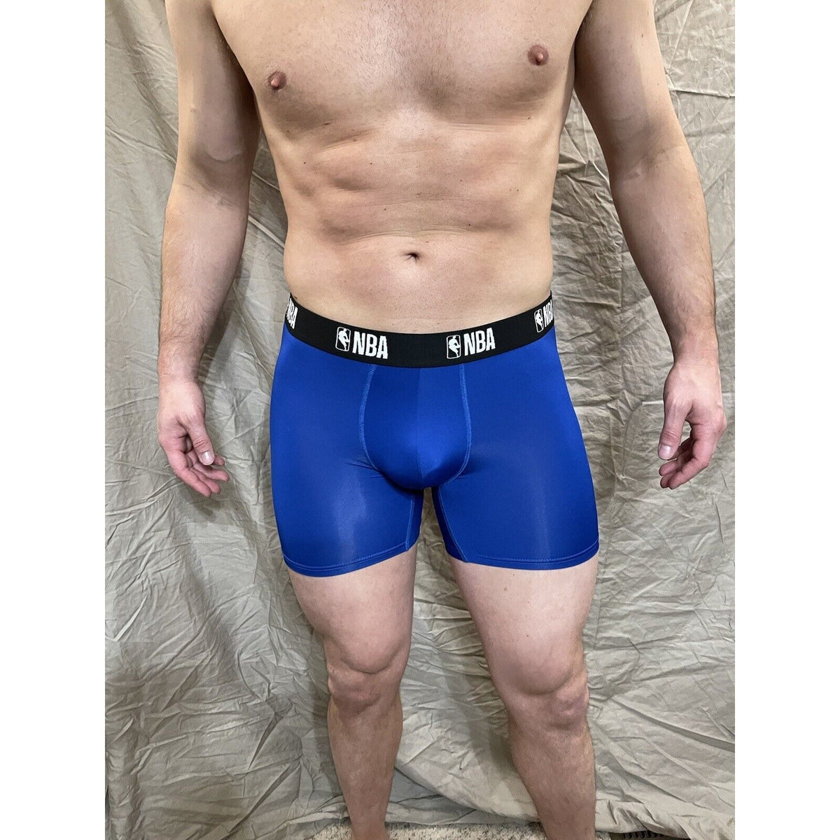 men's royal blue NBA compression shorts small