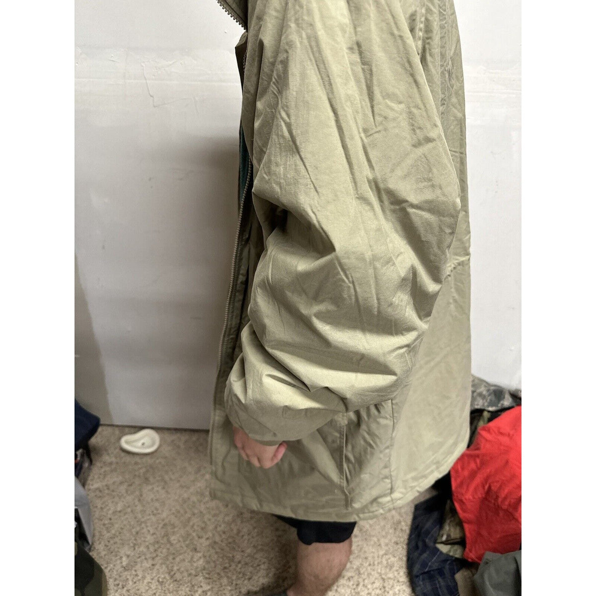 Men’s XL Tri-mountain Beige Jacket With Detachable Hoodie