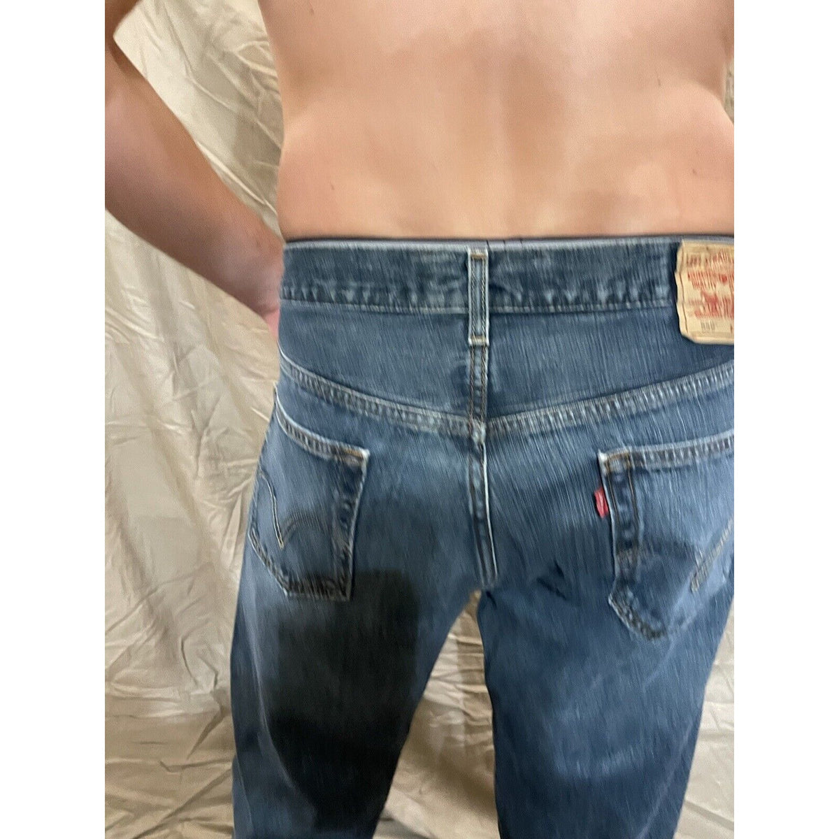 Levi's 559 Men's Blue Jeans Relaxed Fit Straight  Size  36 X 32 Denim  Fast Ship