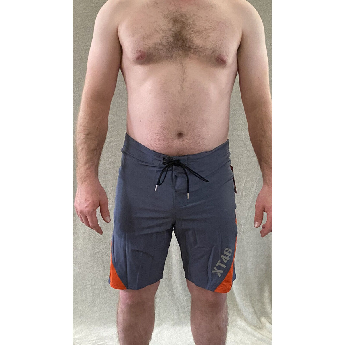 Soffe Extreme Training XT46 Men’s 34 M Gray & Orange Utility Board Shorts NWT