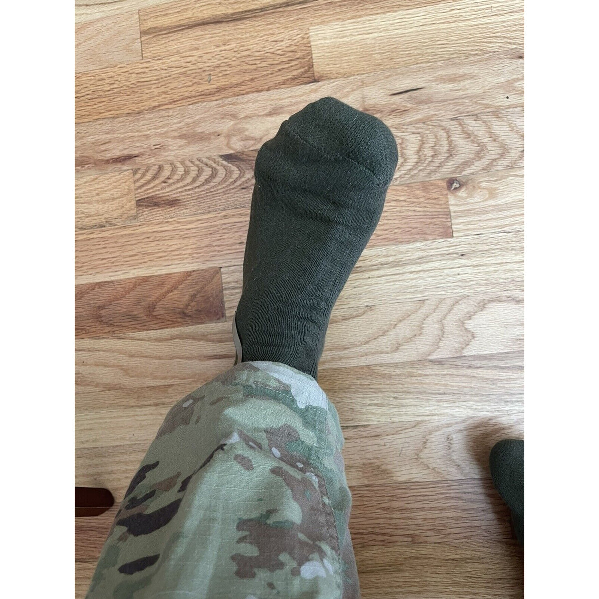 Military Defense Logistics Agency Boot socks XL Olive  Green 80% cotton18% nylon