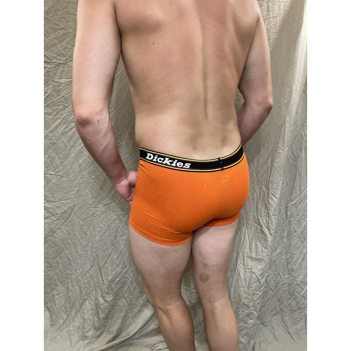 men's dickies Orange boxer briefs size small