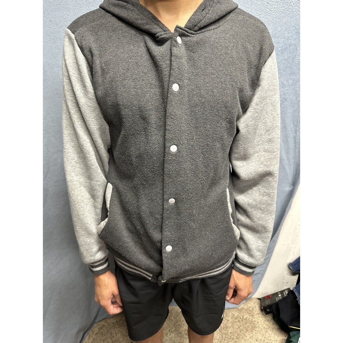 Men’s ROK Premium Quality Medium 2 Toned Snap Up Jacket