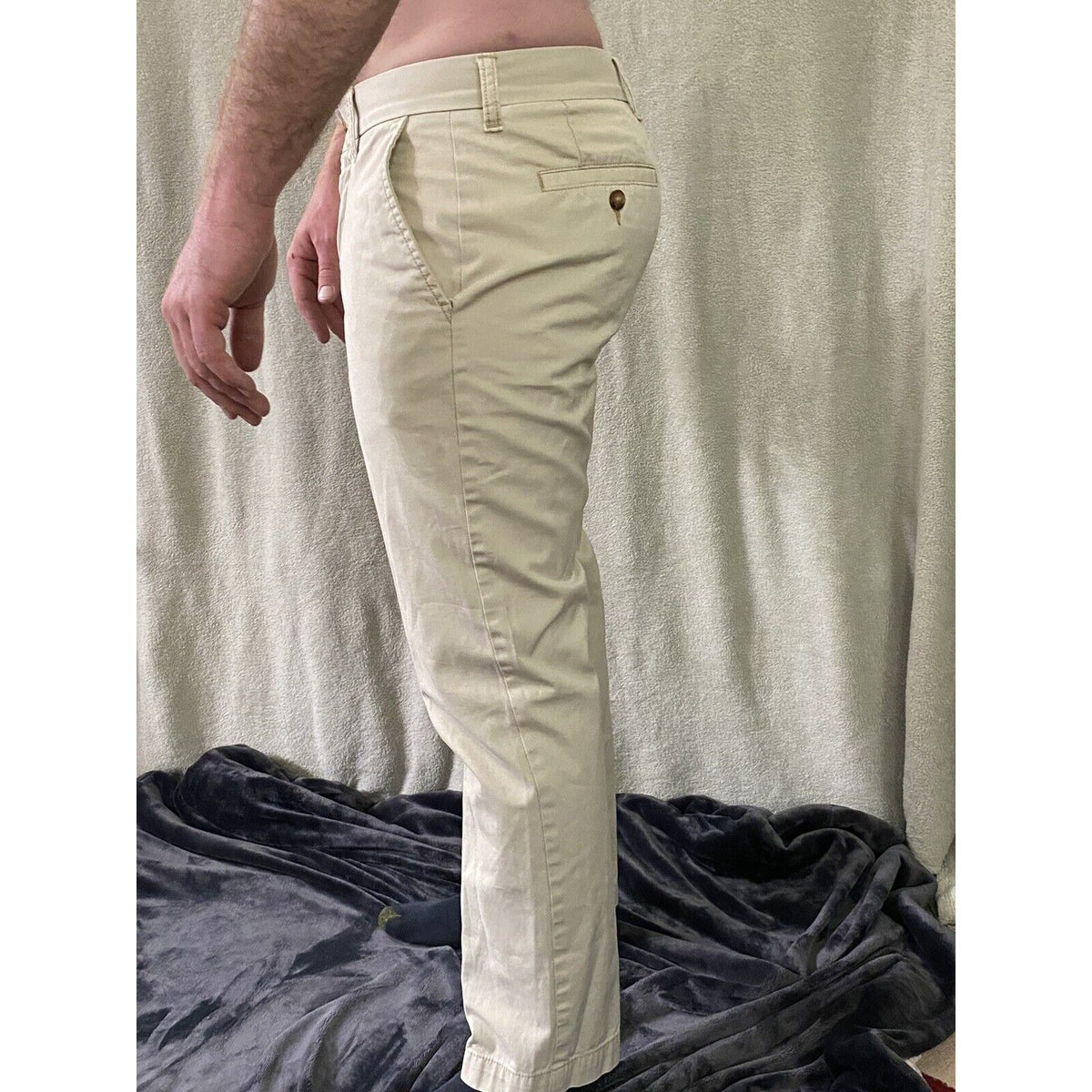 Tommy Hilfiger Cream / Light Tan Men’s 32X30 Tailored Fit Pants
