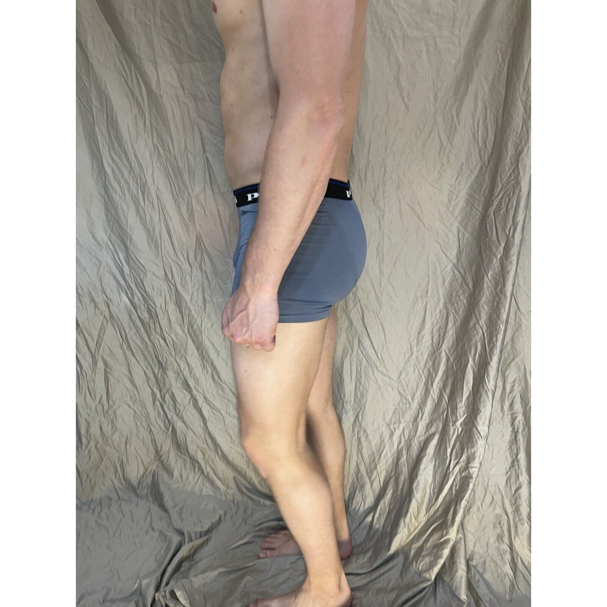 men's papi gray small trunk style boxer brief