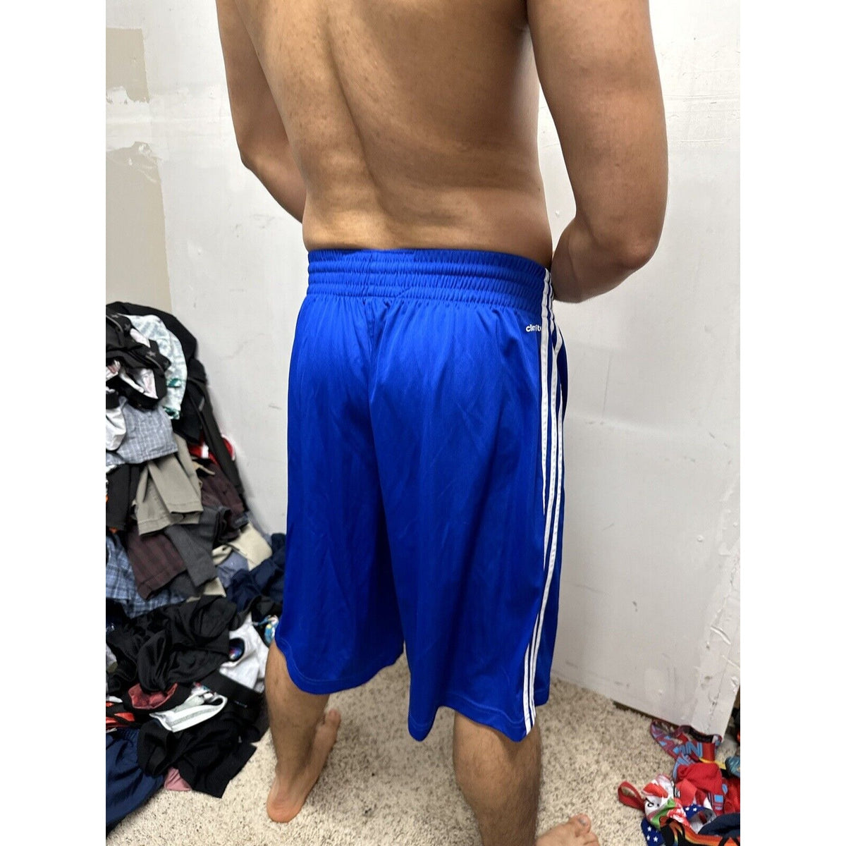 Men’s Blue Adidas Medium United States Coast Guard Academy Athletic Shorts