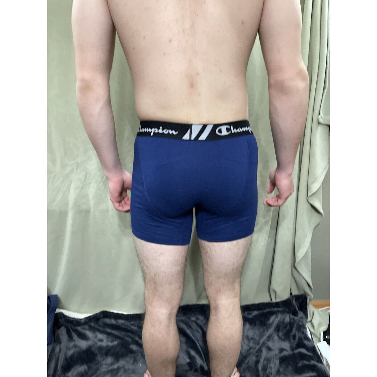 Men’s Champion Royal Blue Boxer Briefs Size Large