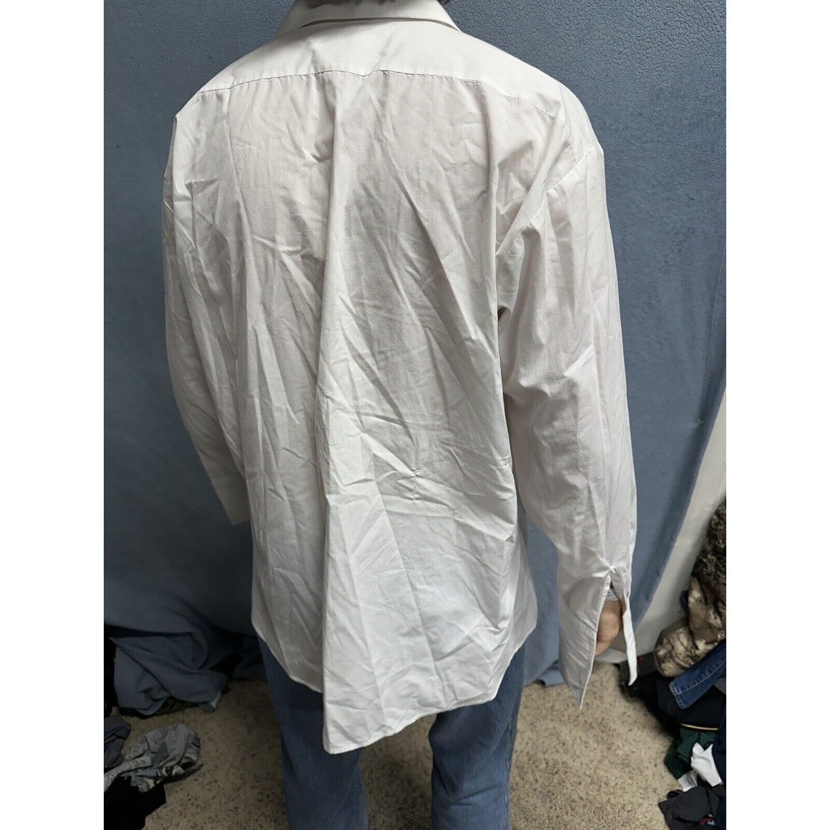 Air Force White Mess Dress Aetna Shirt 17 / 35 Long Sleeve Uniform