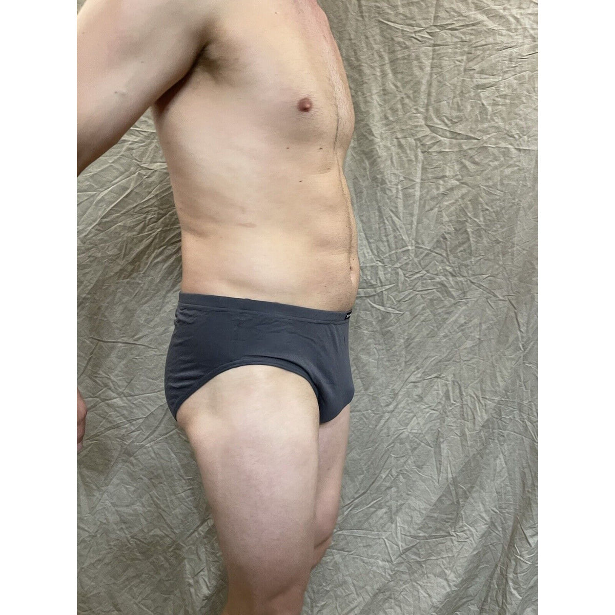 men's papi medium gray XL brief cotton