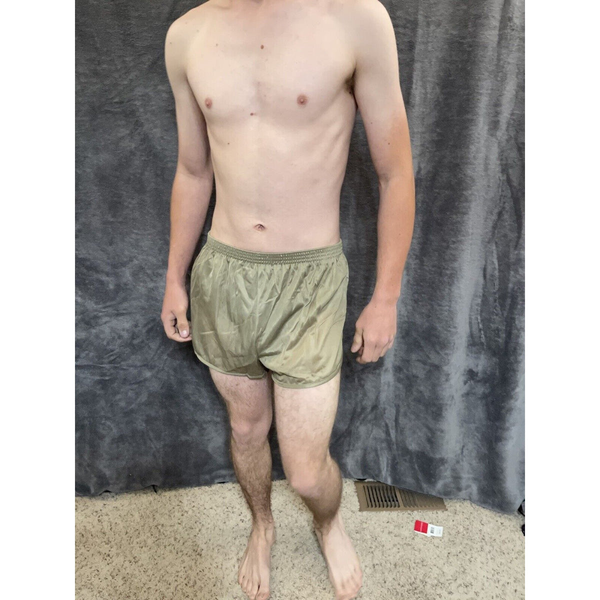 men's soffe ranger panties tan athletic Silkies shorts Medium
