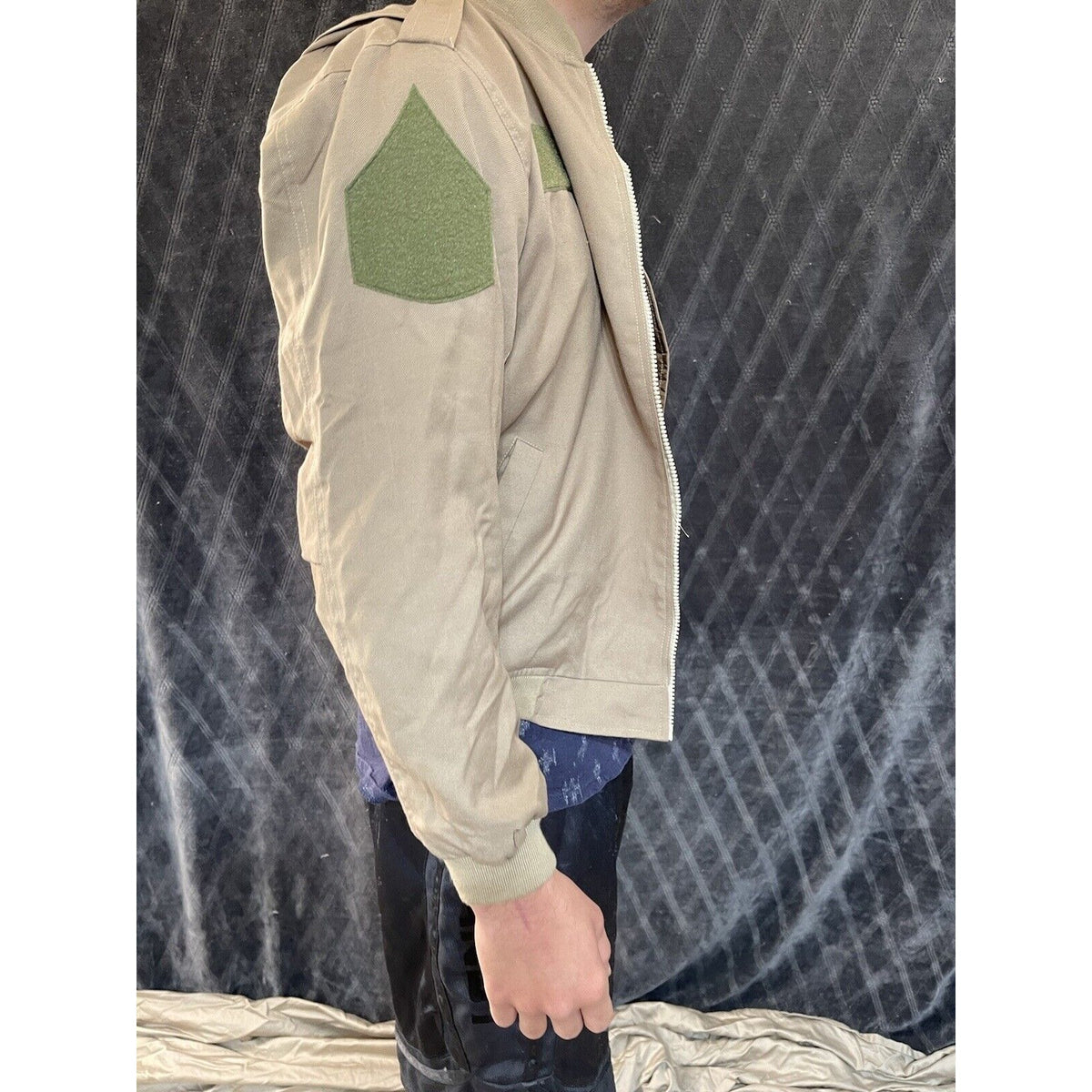 men’s small khaki indonesia Air Force cadet uniform jacket cipta karunia sejati