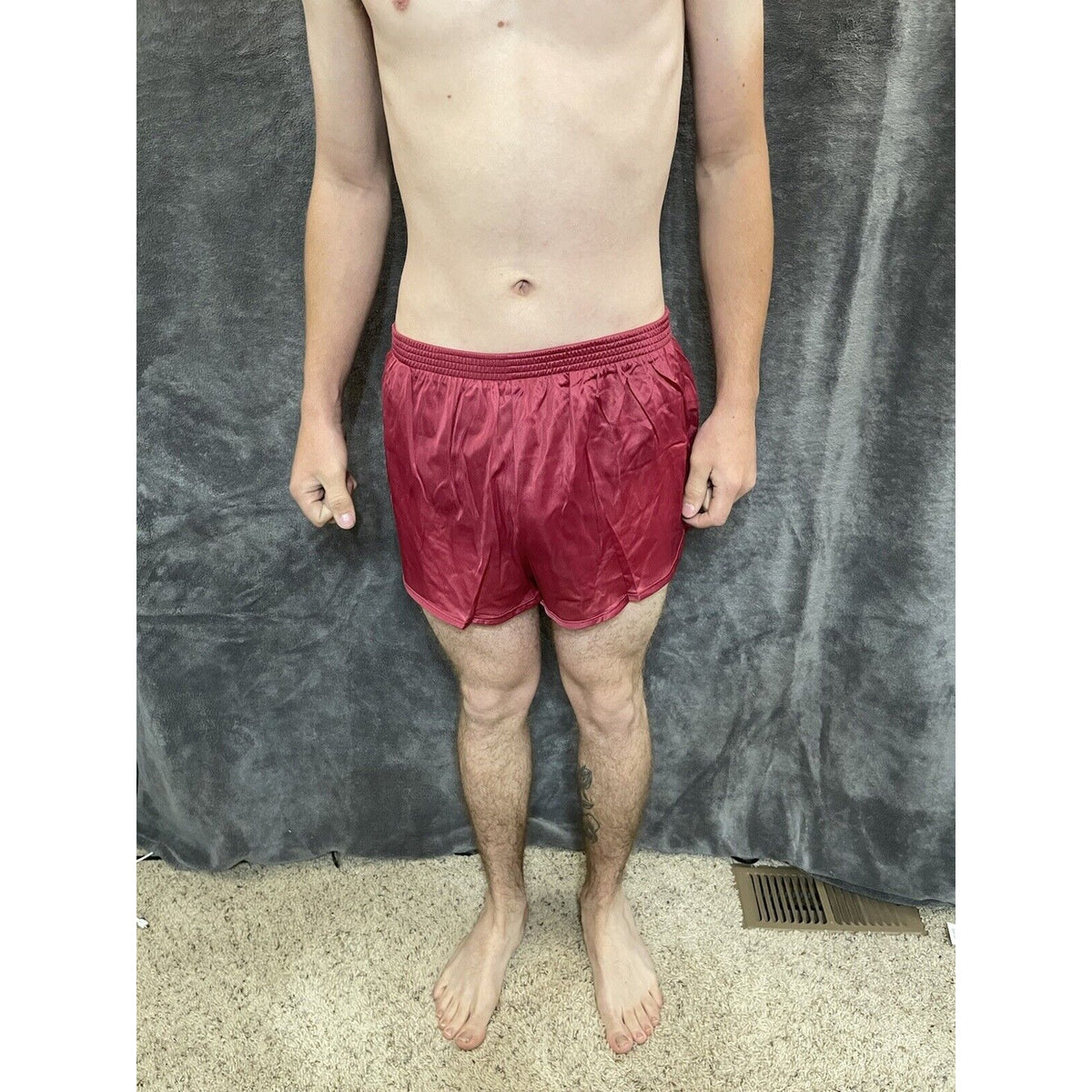 men's soffe ranger panties medium Garnet maroon shorts