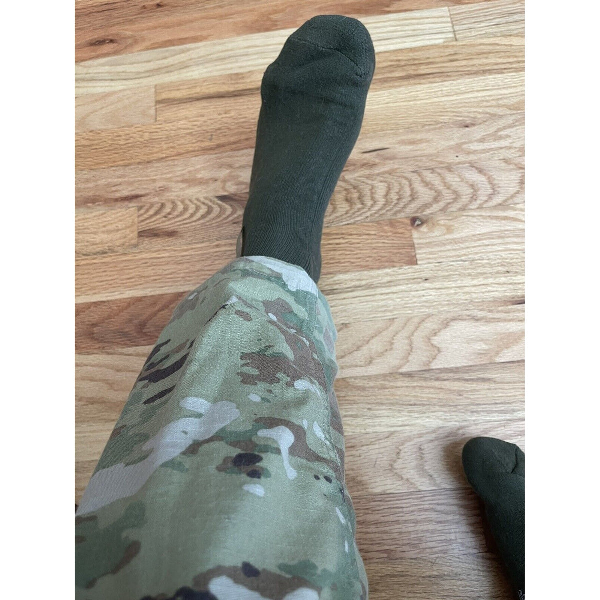 Military Defense Logistics Agency Boot socks XL Olive  Green 80% cotton18% nylon