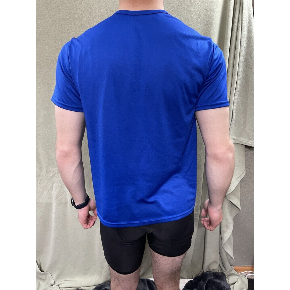 Decathlon “Domyos” Men’s Royal Blue Athletic T-Shirt Size M