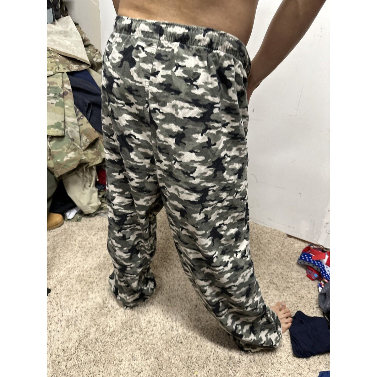 Men’s XXL Joe Boxer Camo Pajama Bottoms Lounge Pants With Pockets