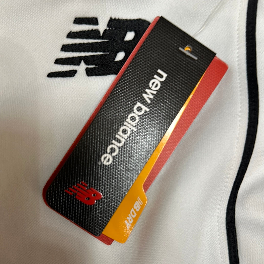 Youth boys large white new balance baseball pants new with tags