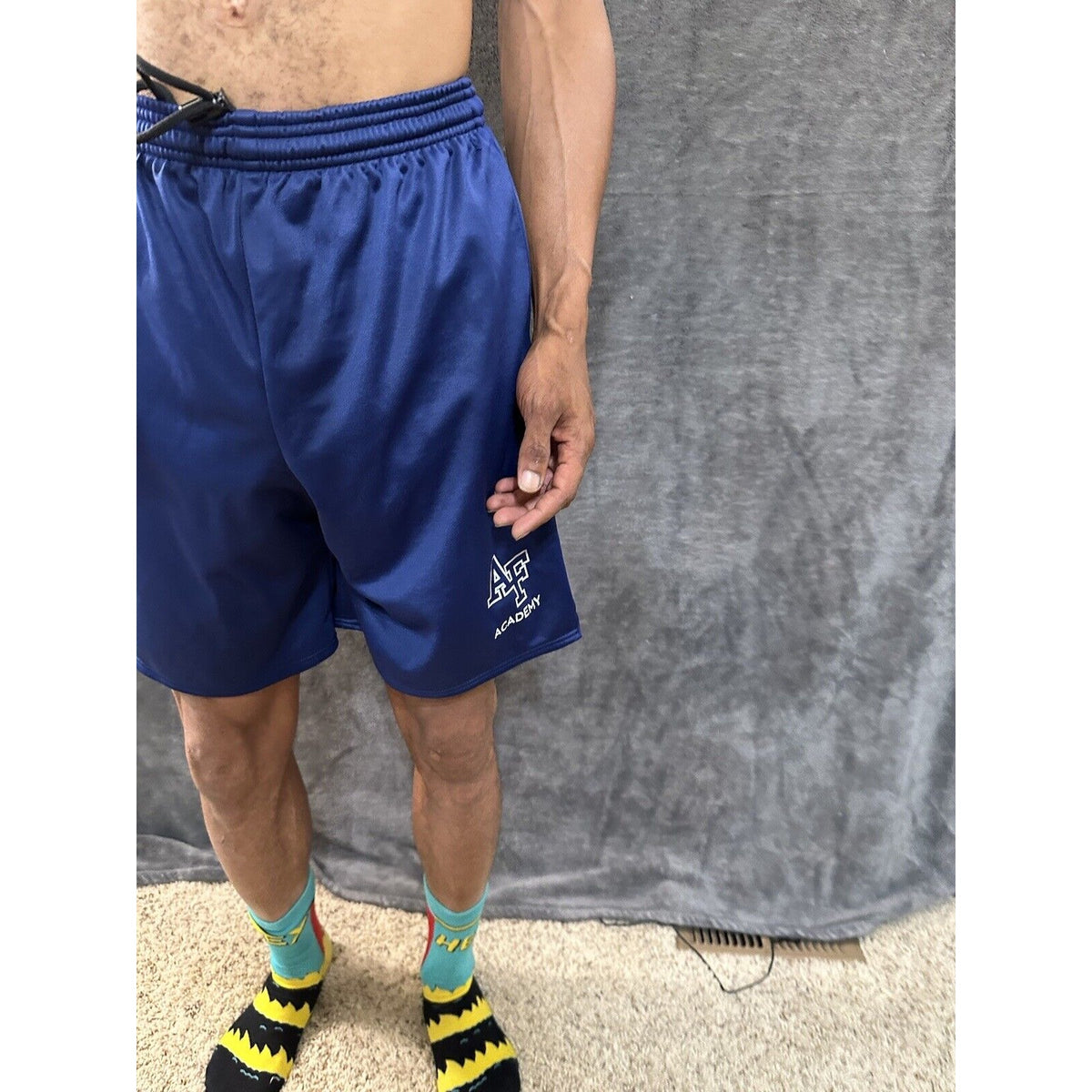 Men’s Cadet Air  Force Academy PT Blue Workout Athletic Shorts Small