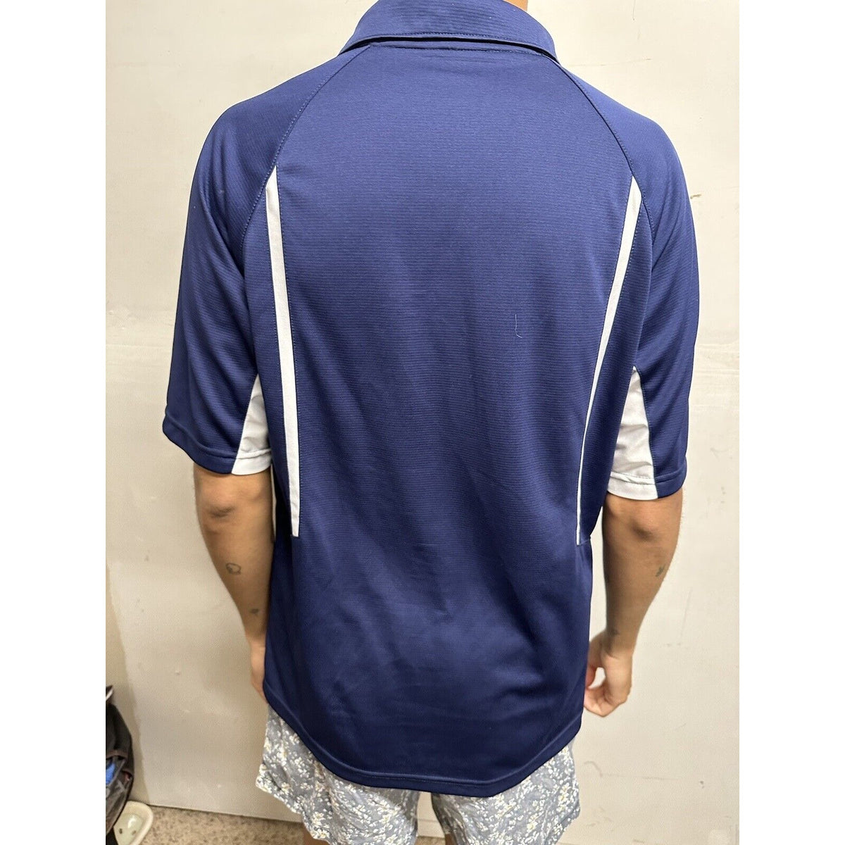 Men’s Air Force Academy Prep School Blue Polo Shirt Medium Holloway