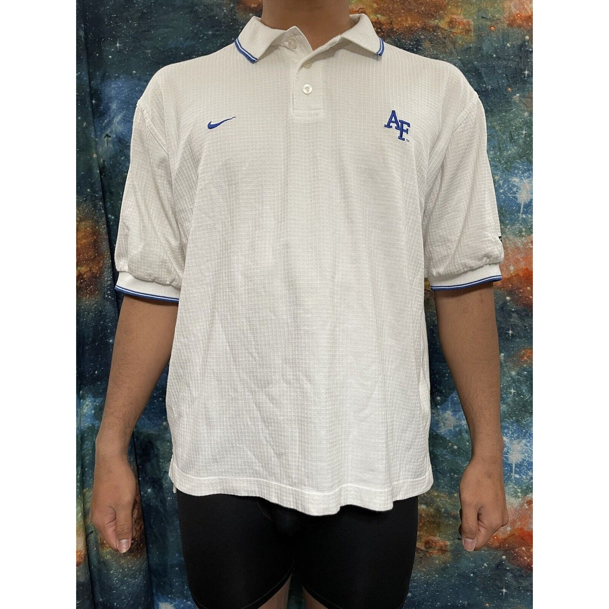 Men’s Nike Team Air Force Falcons Polo white shirt