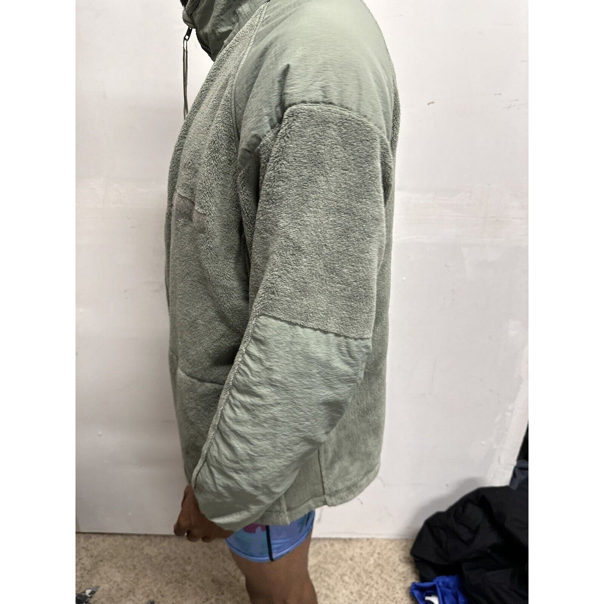 Men’s Sage Green Civil Air Patrol Large Regular USAF Uniform Cold Weather Fleece