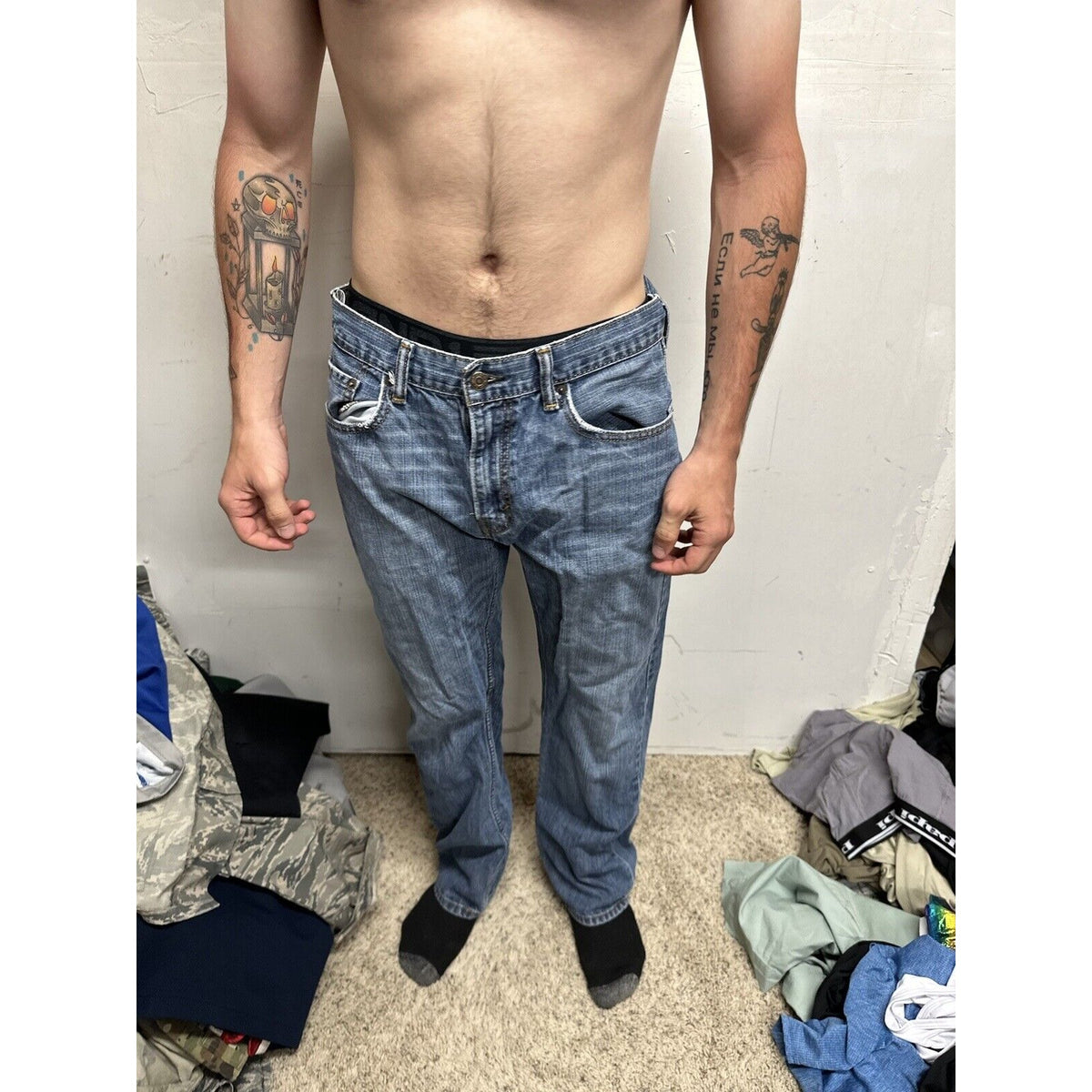 Men’s Levi’s 559 Blue Jeans 33 X 32