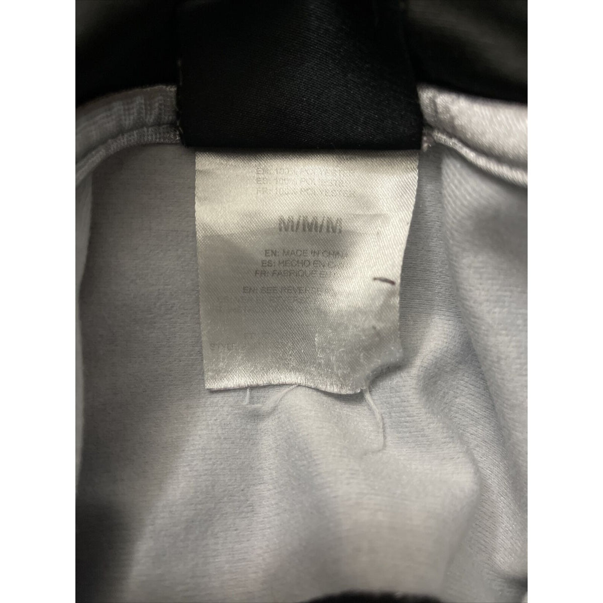 And1 Men's Black And Gray Full Zip Jacket Warm Up Sweats  Medium Long Sleeve