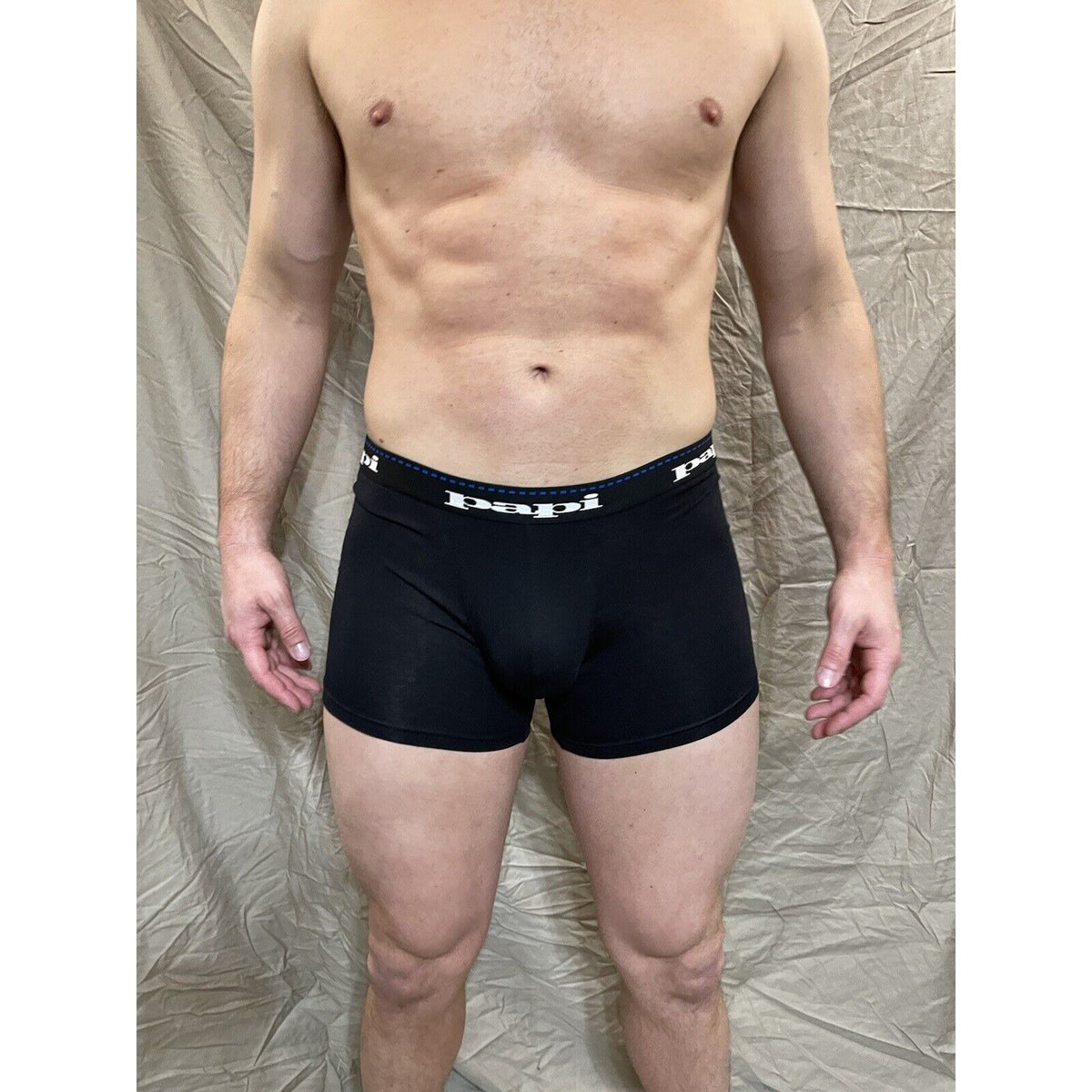 men's black papi small compression shorts