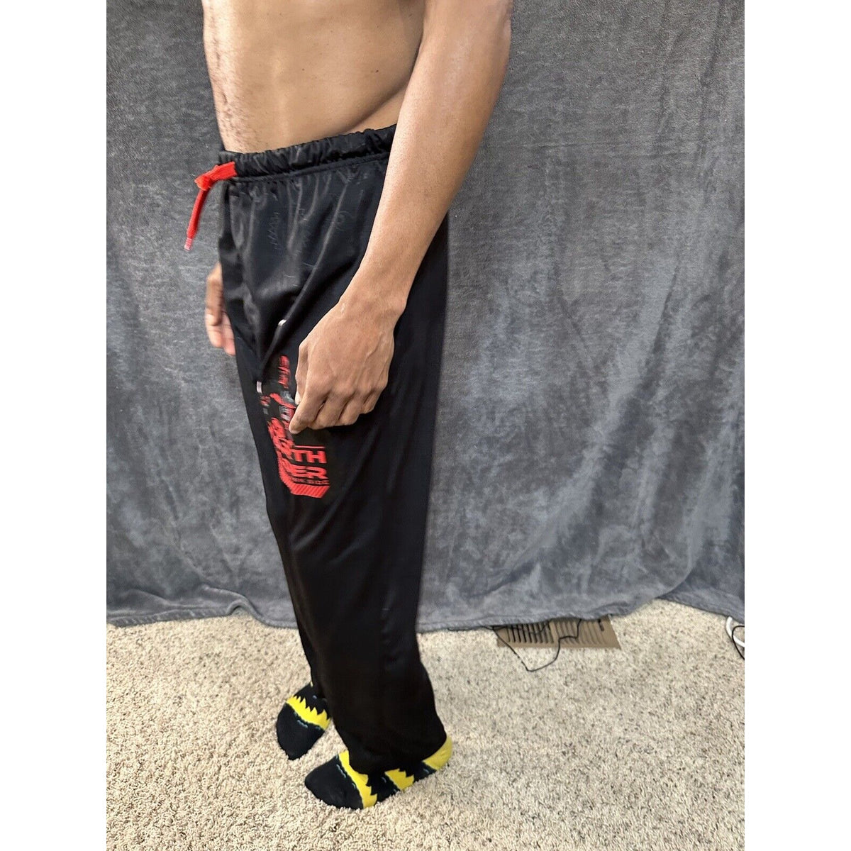 Men’s Black Star Wars Medium Darth Vader Join The Dark Side Pajama Pants Lounge