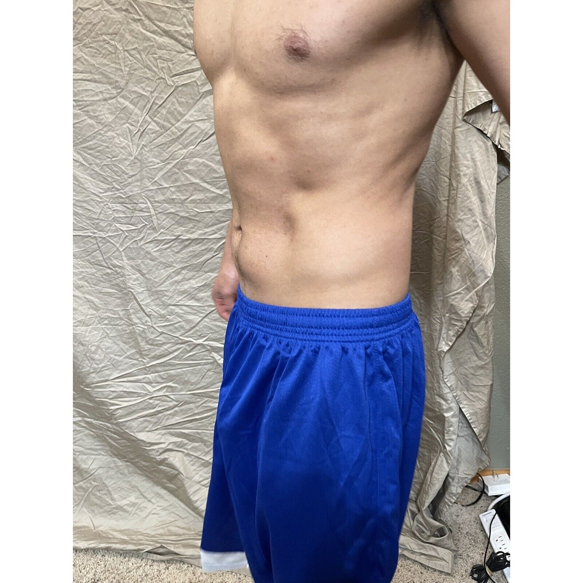 Men's Large  Royal Blue Under armour lacrosse style shorts