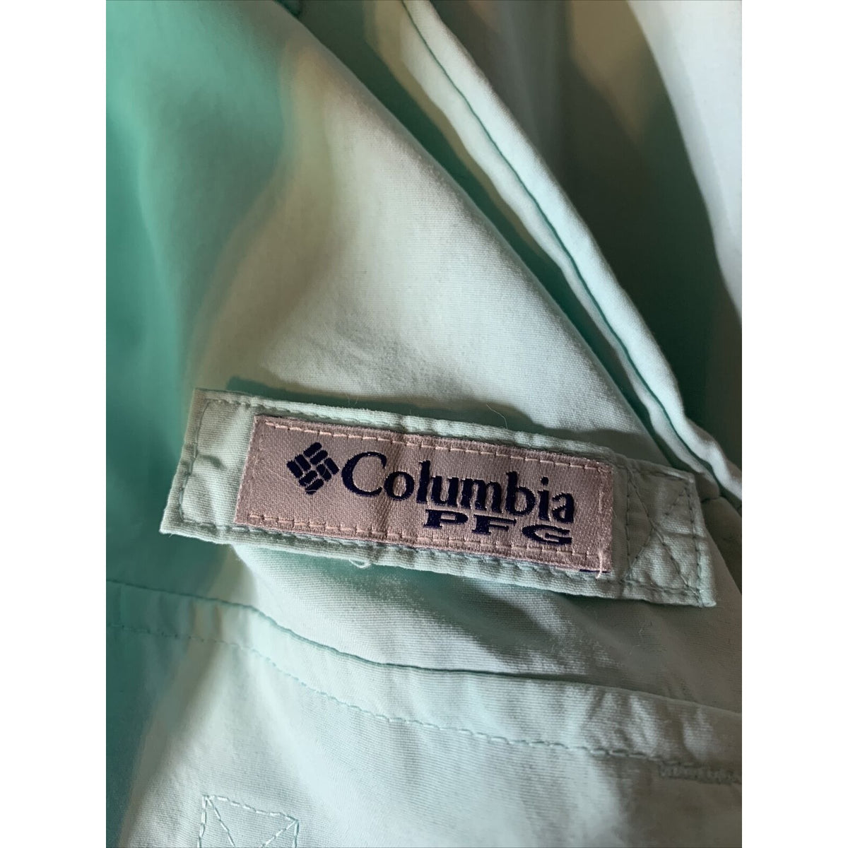 Columbia PFG Mens XXL Long Sleeve Button Up Nylon Polyester Fishing Pocket Shirt