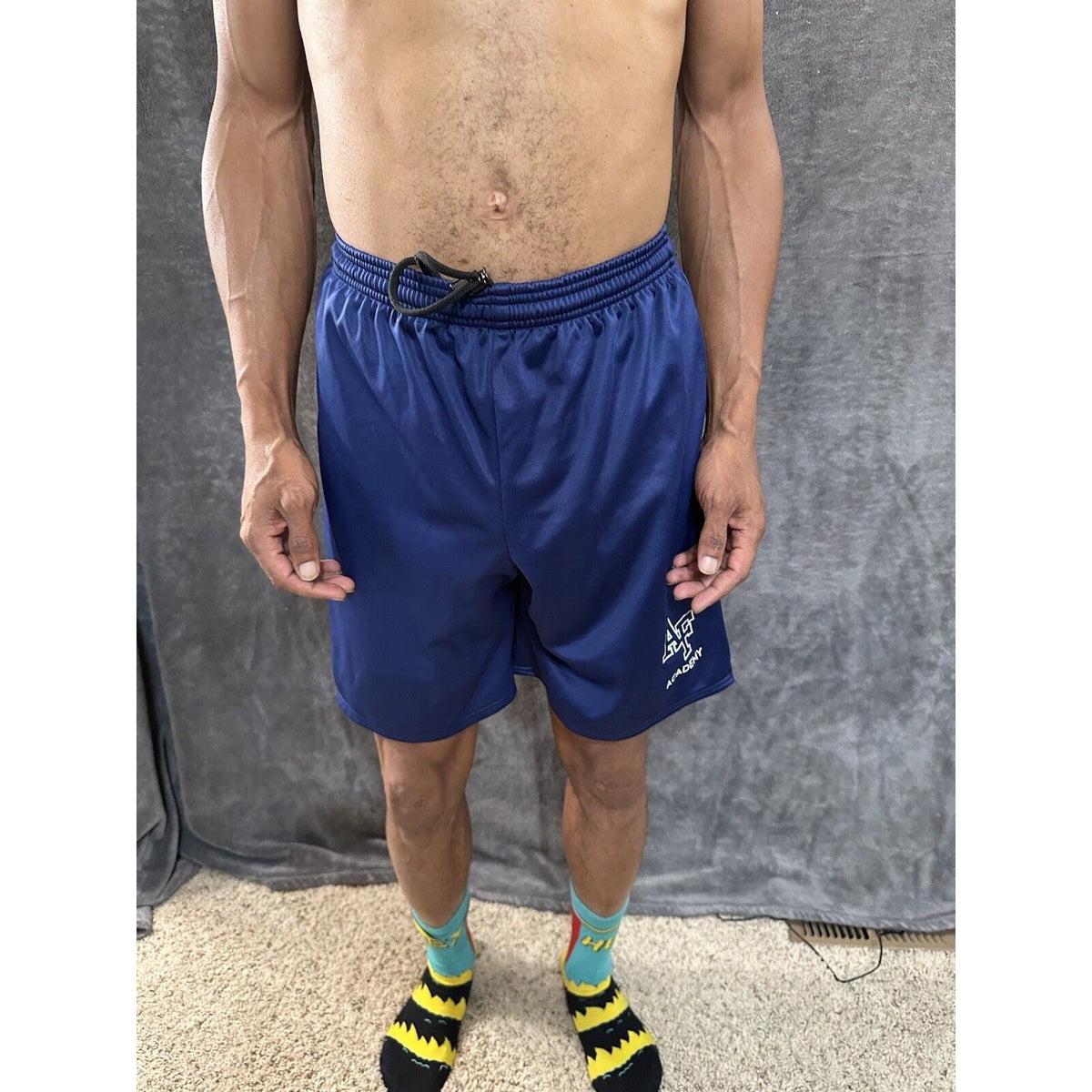 Men’s Cadet Air  Force Academy PT Blue Workout Athletic Shorts Small