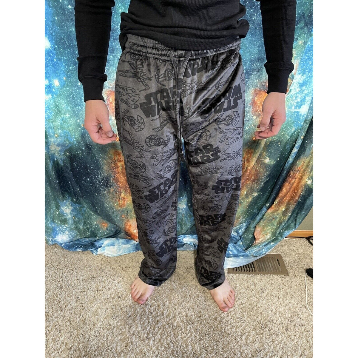 Star Wars Black Soft Lounge Pants Sleepware flannel