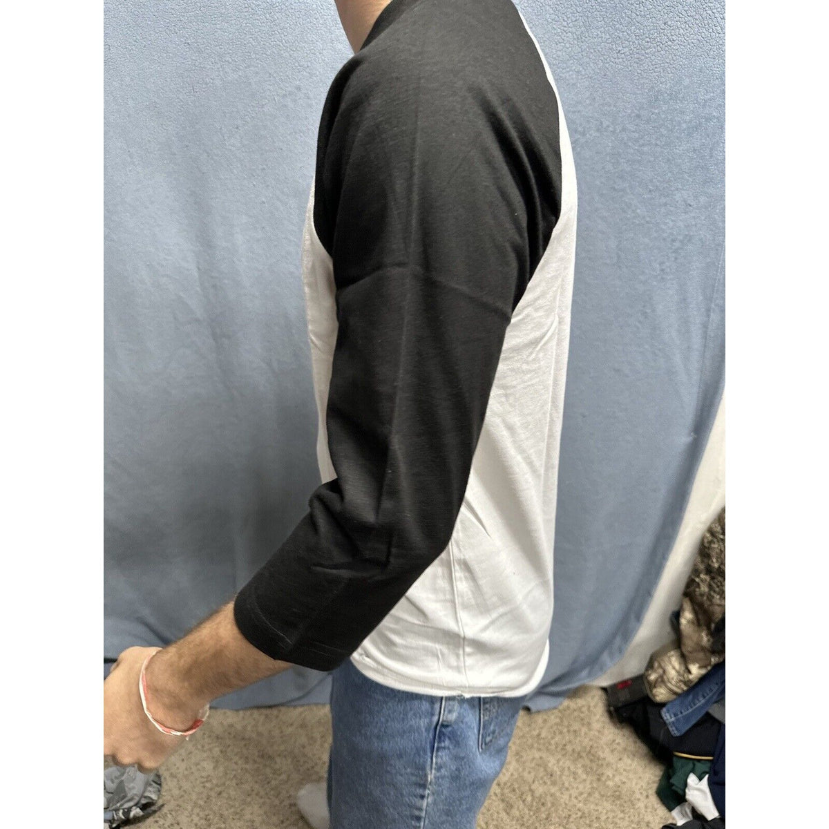 Men’s Black And White Champro Small Baseball Undershirt Jersey