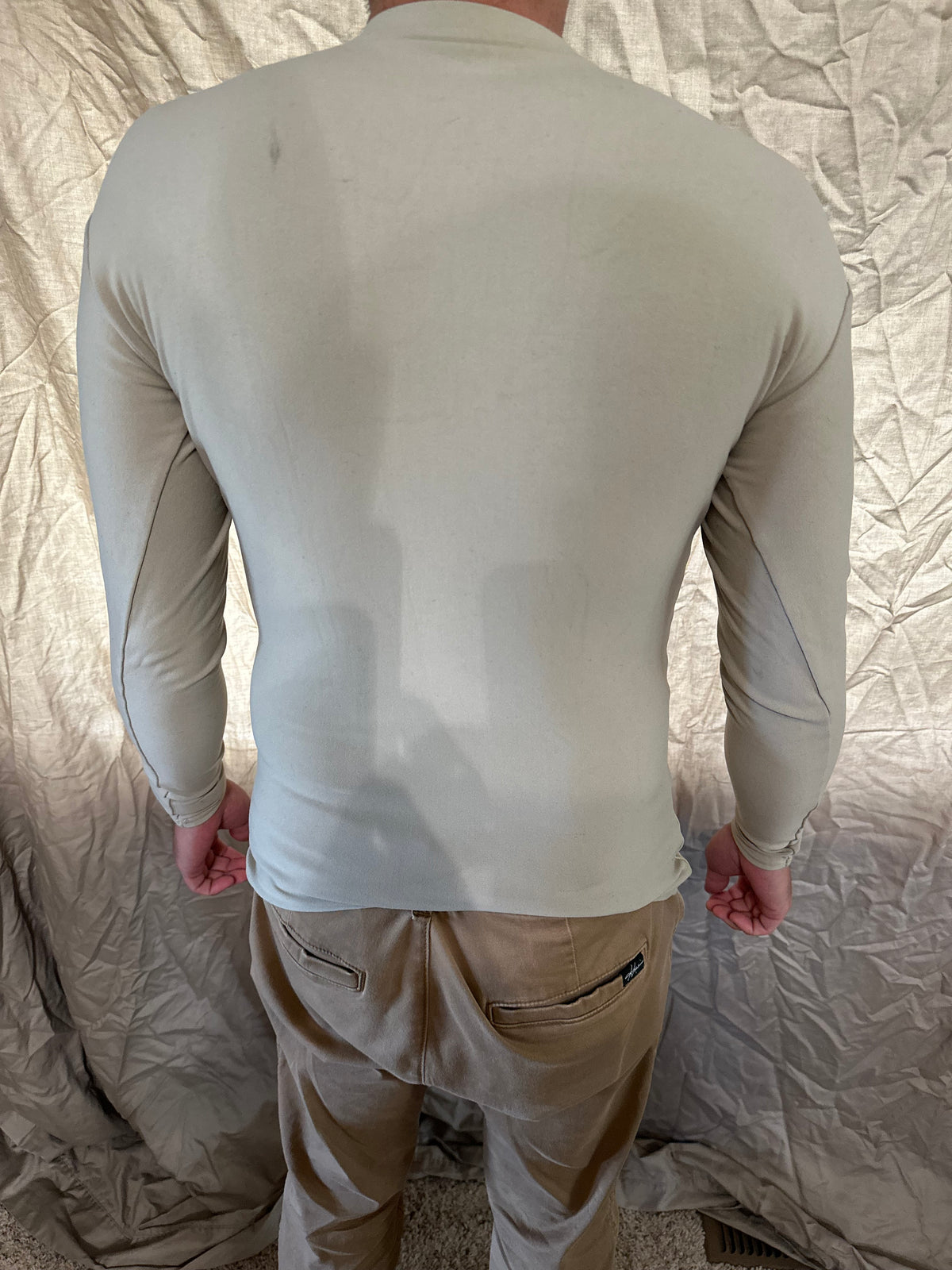Men’s under armour tactical medium desert sand military long sleeve shirt