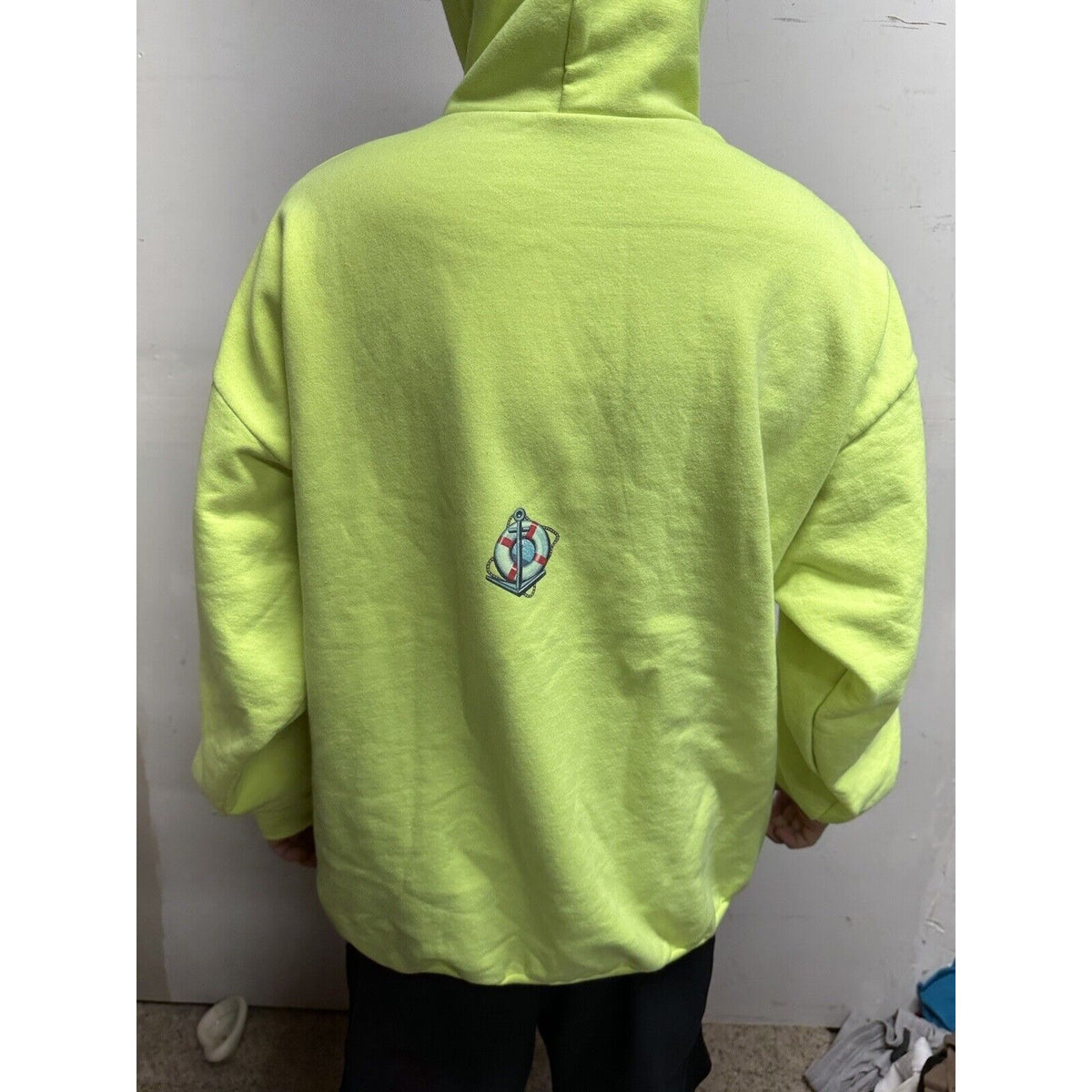 Men’s Neon Yellow Monterey California XXL Hoodie Pullover