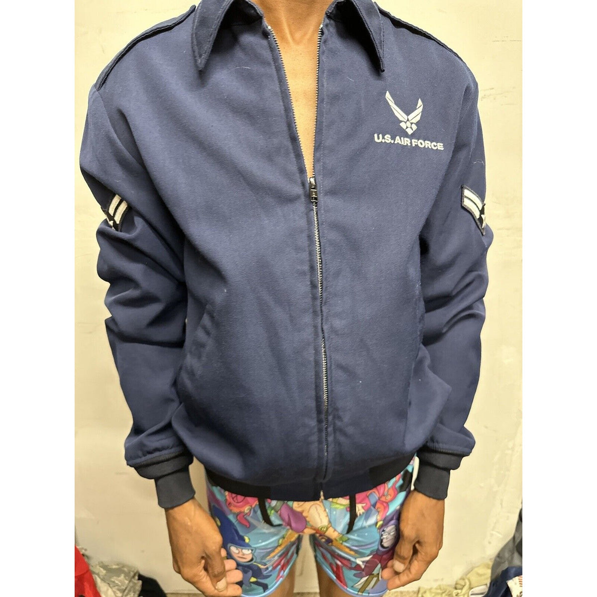 Men’s Air Force USAF Jacket Liner Missing DSCP 40XL Blues Uniform