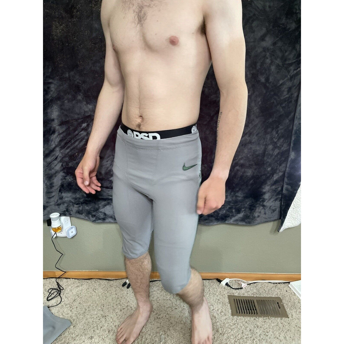 Men’s Baylor Gray Football Player Pants #40 Size 28 - Small