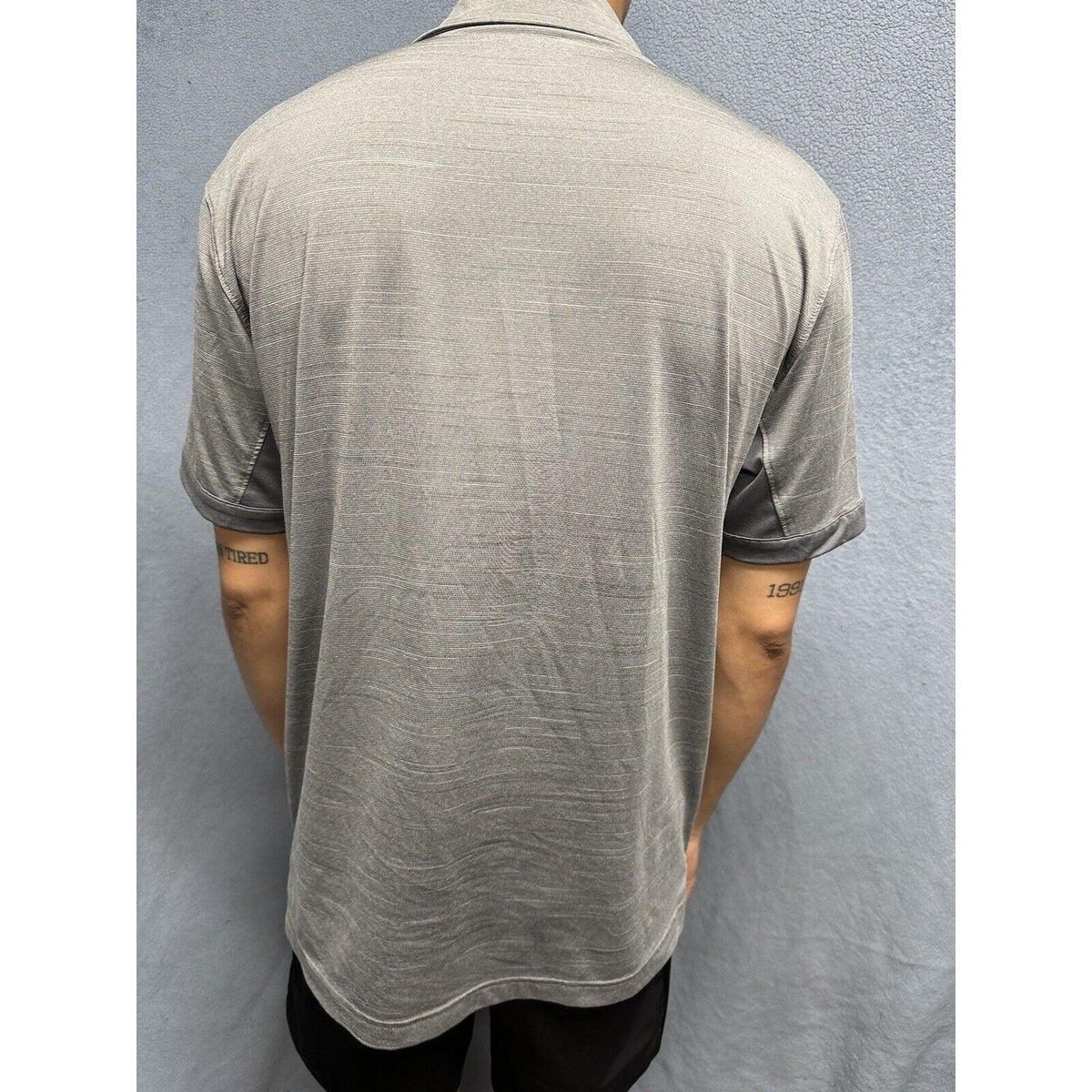 Men’s Gray Vista Ridge High School Under Armour Loose Large Polo Shirt