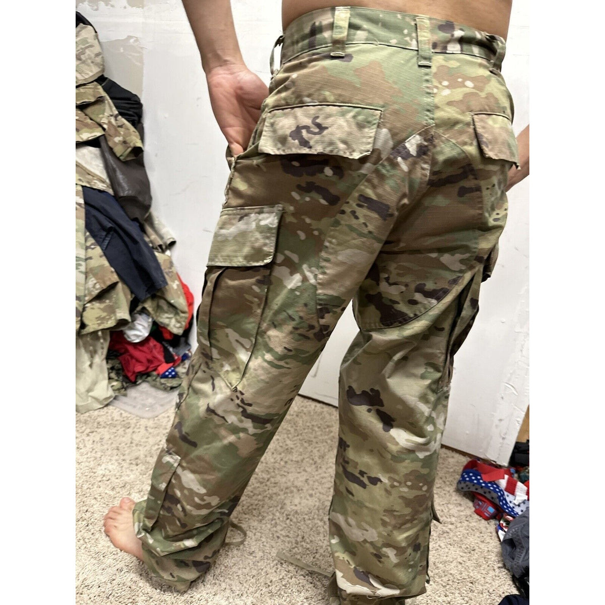 Men’s Small Regular Ocp Army Air Force Space Force Pants Trousers Nylon Cotton