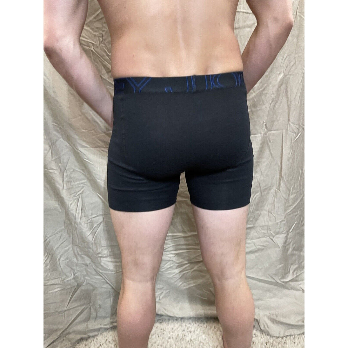 men's black jockey medium boxer briefs active blend midway brief New And Unworn