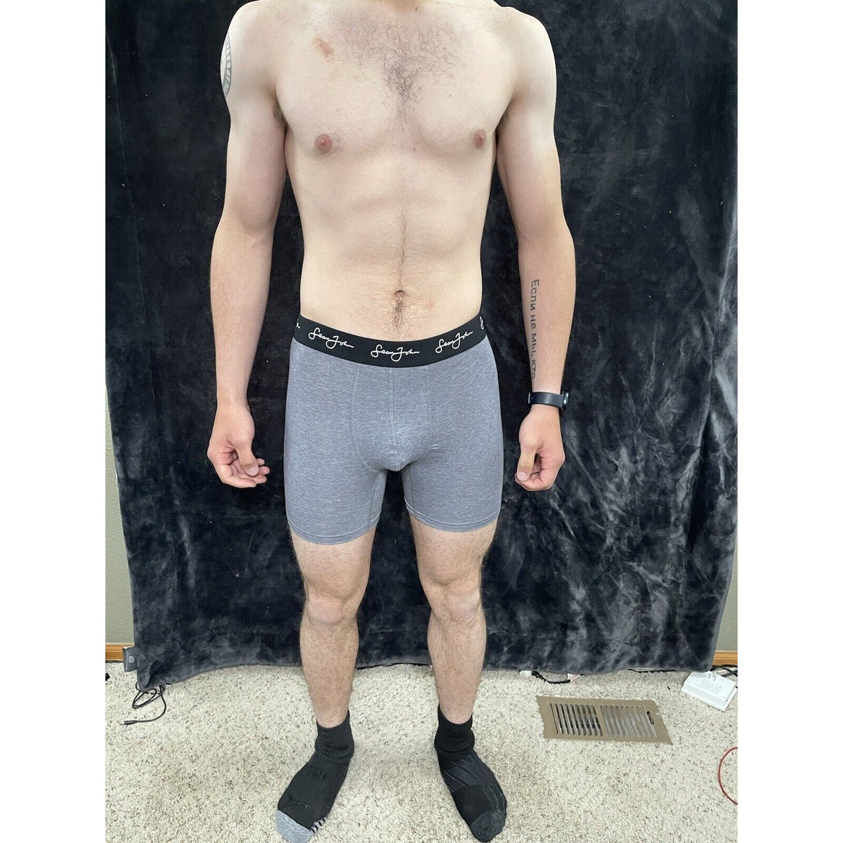 Men’s Sean John Gray Boxer Briefs Size Small