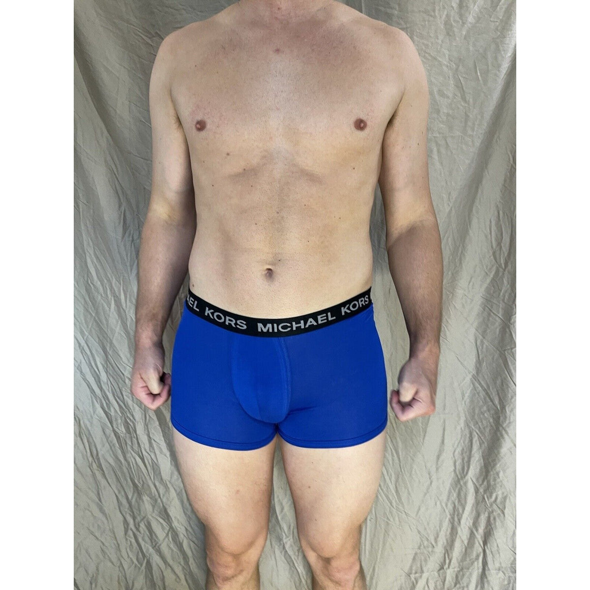 men's michael kors stretch factor pride boxer briefs Blue Small