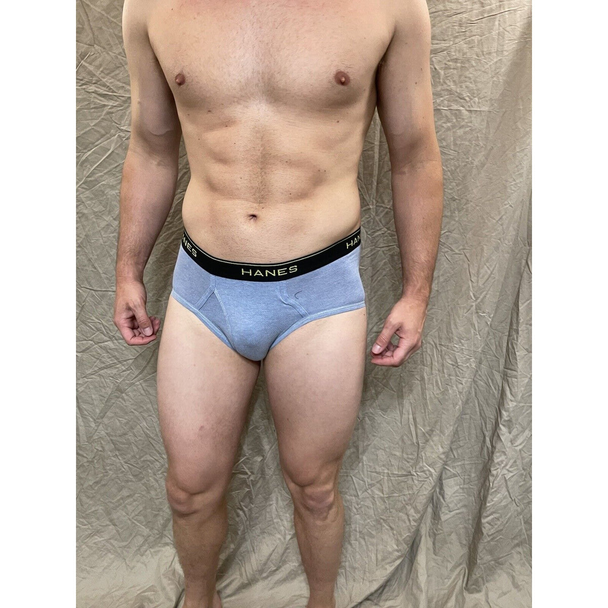 men's light blue comfort cool brief small Hanes