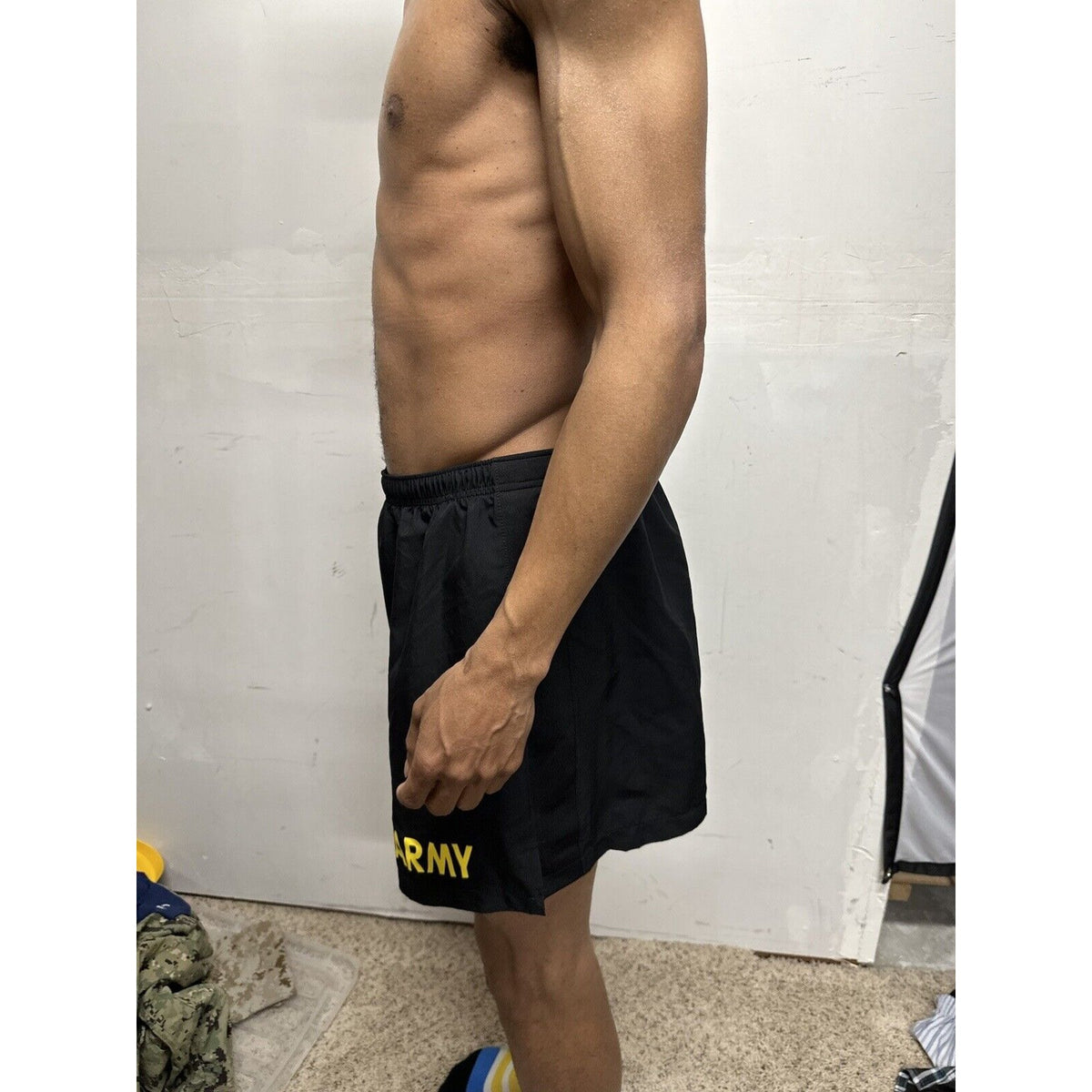 Men’s Army Apfu Fitness Uniform Black Large