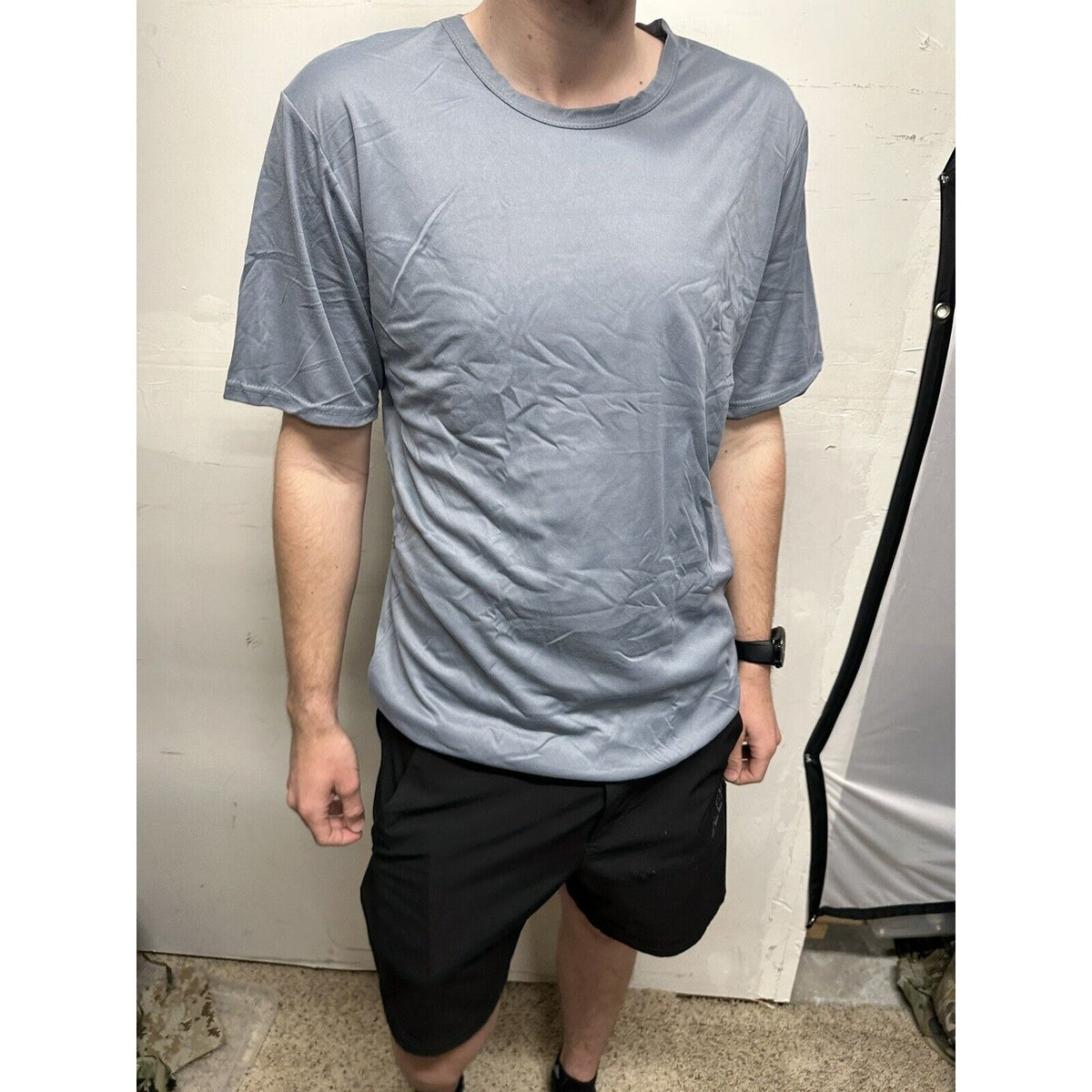 Men’s TKO Large Gray Short Sleeve Tshirt  polyester