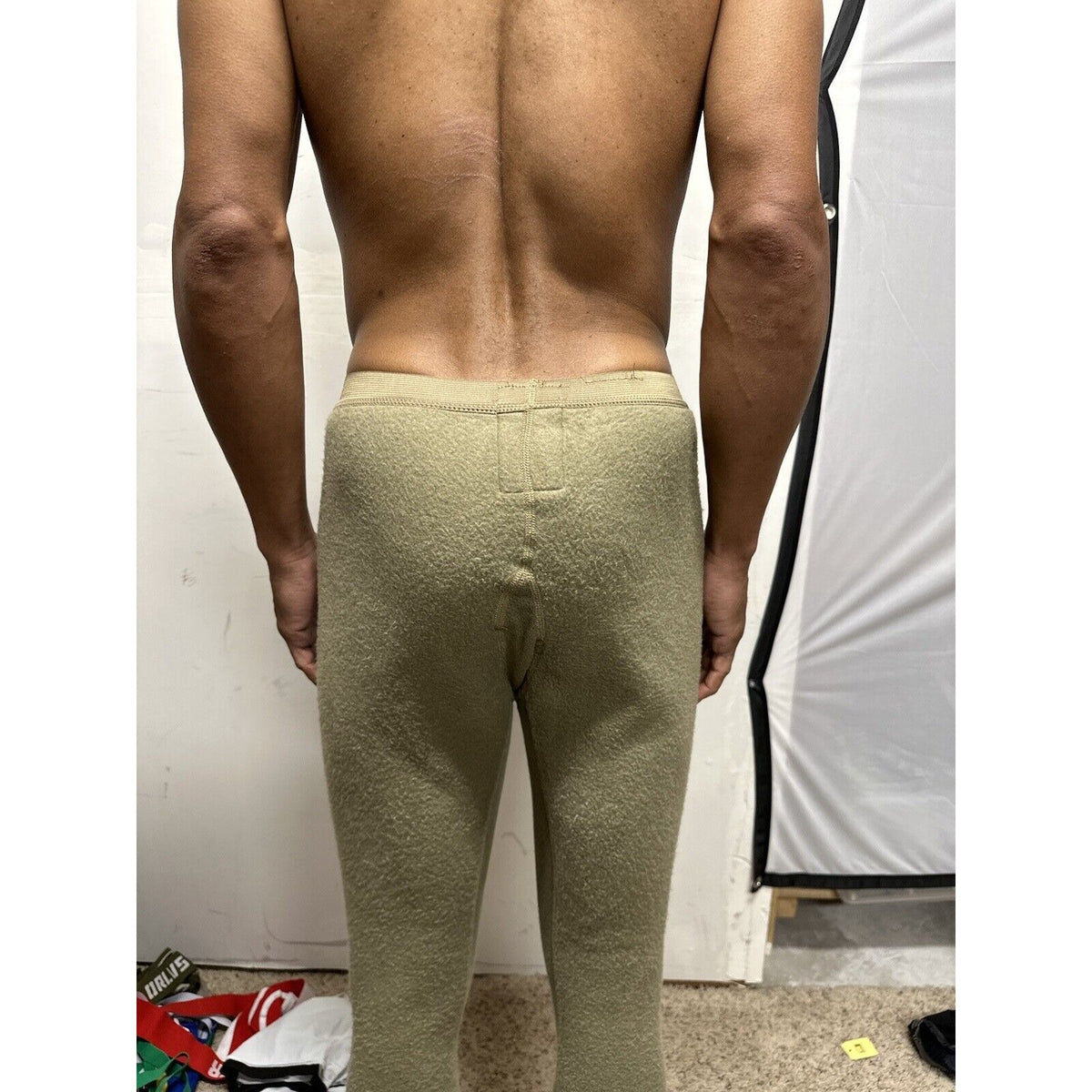 Men’s Army Tan Drawers Midweight Insulated X-small Regular Nomex thermal bottoms