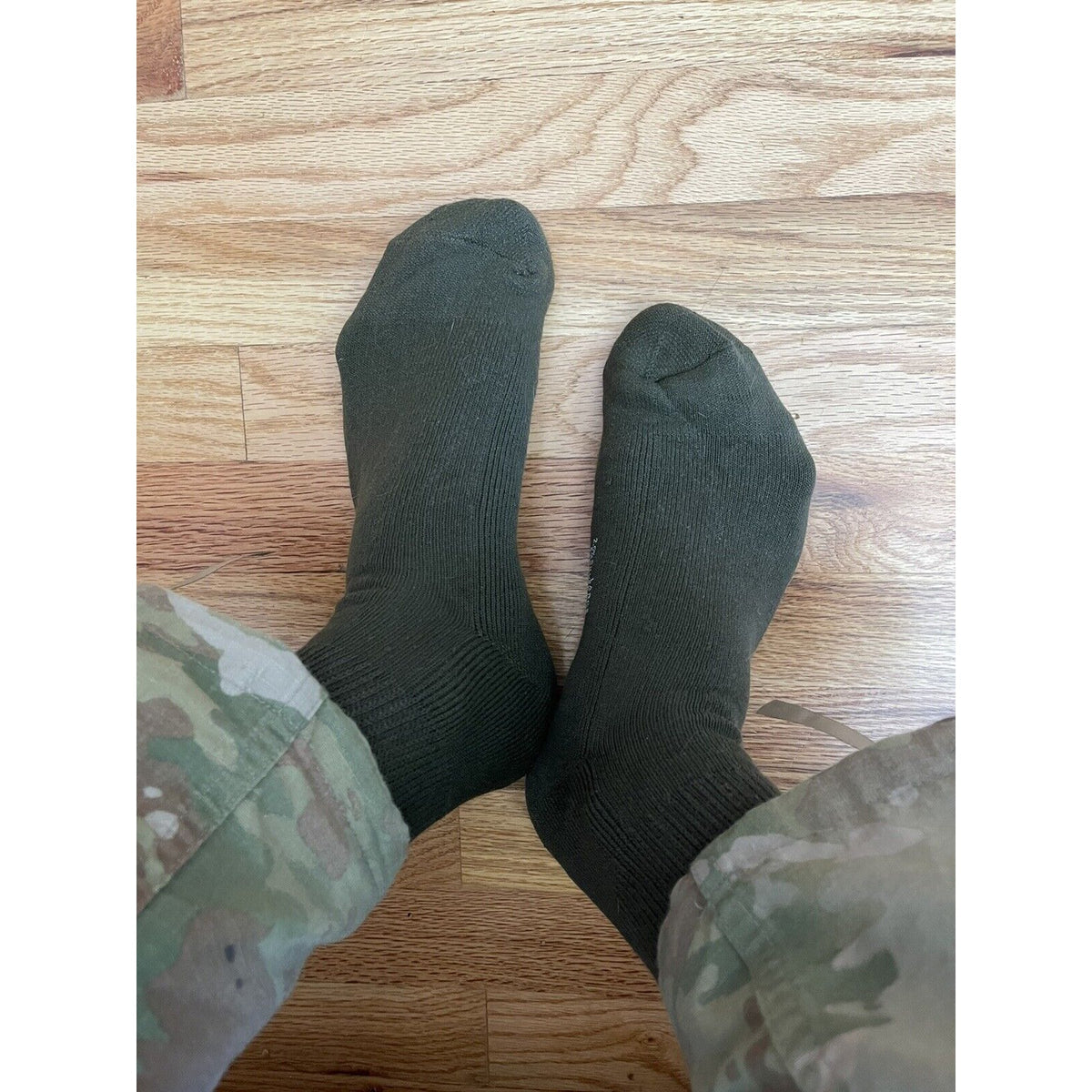 Military Defense Logistics Agency Boot socks XL Olive  Green 80% cotton18% nylon